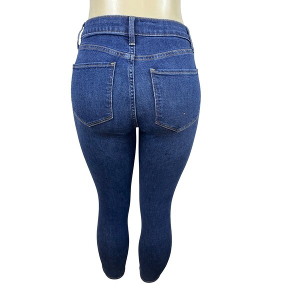 Gap Sky High Universal Jegging Denim Blue Womens Petite Stretch Jeans Size 2 - Picture 3 of 8